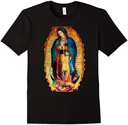 Men's Our Lady of Guadalupe 2 Mexico Apparition  XL Black