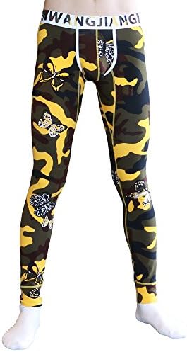 ARCITON Men's Low Rise Leggings Long Johns Thermal Pant