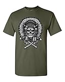 Skull Headdress T-shirt Skull Shirts
