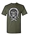 Shop4Ever Skull Headdress T-shirt Native American Shirts