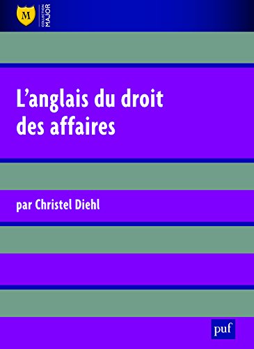 L' anglais du droit des affaires
