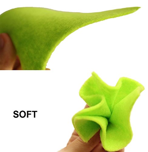 Life Glow DIY Polyester Soft Felt Fabric Squares Sheets Assorted Colors 12x12 inch(30x30cm) for Crafts, 1.5mm Thick 40Pcs total