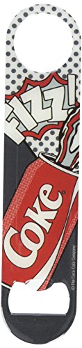 Tablecraft CC382 Coca-Cola"Pop Fizz" Flat Bottle Opener, Red