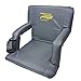 Memory Foam Stadium Bleacher Seat with Back & Armrest | Extra Wide Feature Adds 6” More Seating | Adjustable 6-Positions w/Water Resistant Material, Backpack Traps