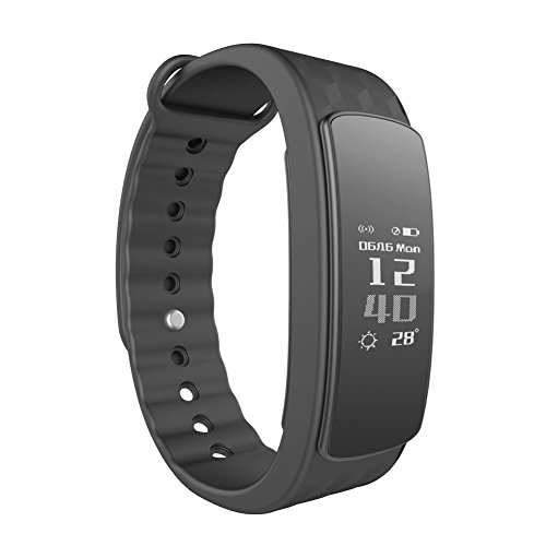 Smart Fitness Tracker LINTELEK Smart Band Step Counter Sleep Monitor Wireless Pedometer Bluetooth 4.0 IP67 Waterproof Fitness Band Activity Tracker Bracelet Wristband Smart Watch for Android IOS