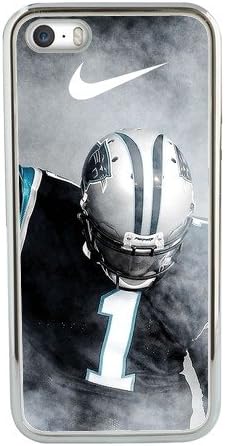 DIY Case iPhone 5/5s Plating and Silicone Silver in Quarterback Fashion Style Ericauggan