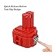 Enegitech 2Pack 12V 3.0Ah Ni-MH Battery for 192598-2 1200 1220 1201 1222 1233 1234 1235 192681-5 Cordless Power Tools