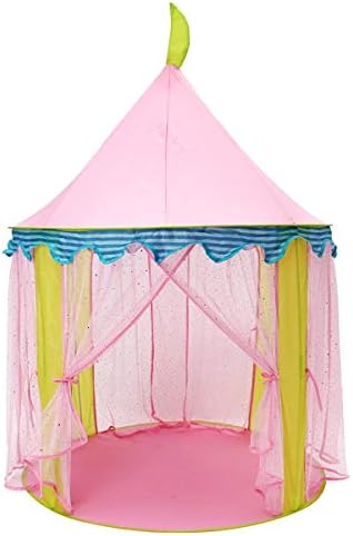 子供用テント ポータブルキッズテント子供の大規模なゲームルーム折り畳み式の子供のおもちゃの家 子供の屋内と屋外のプレイギフト 割引 Color Size 100x135cm Pink