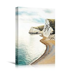 signwin Canvas Wall Art Rocky Seas Beach Beach...
