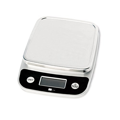 Domestic Corner - Digital Kitchen Scale and Food Scale with Tare Function - Silver