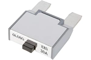 GLOSO Maxi Blade Circuit Breaker Fuse 30A AMP, T3 Manual Reset (30A)