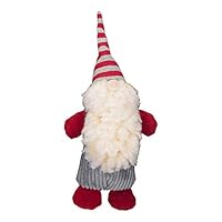 HuggleHounds Chubbie Buddie Plush, Extra Tough Gnome Dog Toys (Small, Lars)