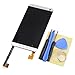 White Front Touch Screen Digitizer LCD Display Assembly with Frame and Tools for HTC One M7