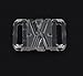 Plastic Bikini Bra Clips Hooks Swimwear Clicker Bikini Accessory Tape Closure Hook & Clasp Fasteners 18mm Pack of 100Sets (Clear)