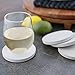 Thirstystone Natural Sandstone Coaster with Protective Cork Backing 4 Pack Eco-Friendly, Absorbent, Easily Wipes Clean