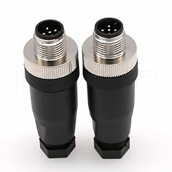 Eonvic M12 5 Pin Male A Code Circular Aviation Plug