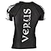 VERUS Rash Guards MMA Grappling Jiu Jitsu Training Gear Fight Wear Shirts UFC (Grey/Black, Medium)