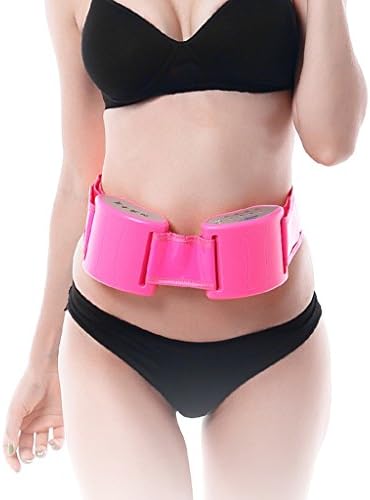 Slimming Machine Detachable ABS+PU Blue Pink Shake Weight Loss Equipment Abdominal Fat Burning Vibration Slimming Belt Thin Waist Skinny - Leg Thin Belly Artifact Electric Lose Weight Vibration Waist Exerciser Belt Keeping Your Body Fit Electric Fat Stimulators