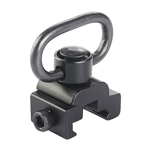 Pinty Heavy Duty Tactical Link QD Sling Swivel Mount Flush Push Button for Picatinny Weaver Quick Detach