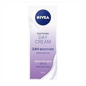 NIVEA-Sensitive-Day-Cream-50-ml-Face-Cream-and-Moisturiser-with-SPF-15-for-Sensitive-Skin-Summer-Skin-Care-Essentials-Sensitive-Moisturising-Cream NIVEA Sensitive Day Cream (50 ml), Face Cream and Moisturiser with SPF 15 for Sensitive Skin, Summer Skin Care…
