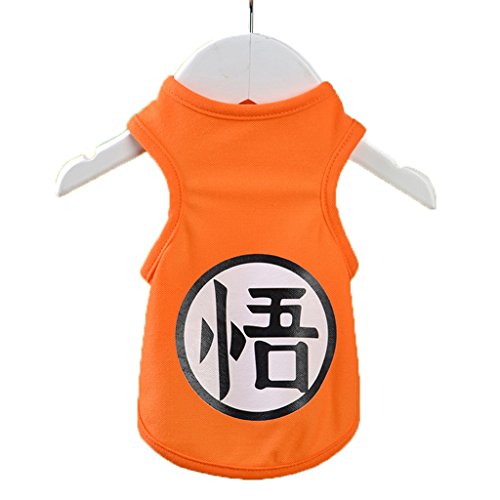 Alkem Halloween Party Dragon Ball Goku Monkey Cosplay Costume Poodle Chihuahua Dog Cat Vest