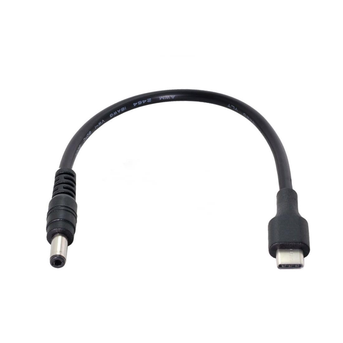 chenyang - Extension cable to charge a MacBook with USB-C 3.1 from a wall outlet 5.5 V DC/2.5 mm - 20 cm