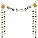 BUSOHA Cheers to 40 Years Gold Glitter Banner Beers for Adult 40th Birthday Party/Wedding Anniversary Decorations Photo Props and Backdrop