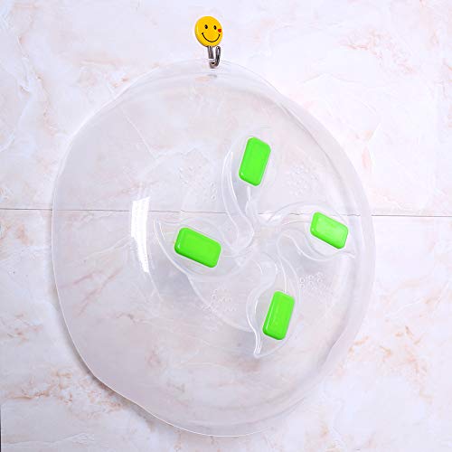 Microwave plate cover, Second Generation, prevent food splatter cover, product -Magnetic adsorption function. safe convenient with steam vent, Food-grade PP
