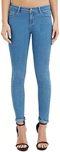 Tooboo Women's Super Skinny Jeans Jeggings Denim Pants