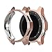 for Samsung Gear S3 Frontier & Classic/Galaxy Watch 46mm TPU Plated Case, Soft Scractch-Resistant Frame Cover Slim Shiny Plated TPU Case All-Around Protective Bumper Shell (Rose Gold, 46mm)