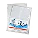 PackZen Clear Top Loading Adhesive Business Card Sleeve/Pocket (Long Side Open) - Pack of 100 - Made in The USA