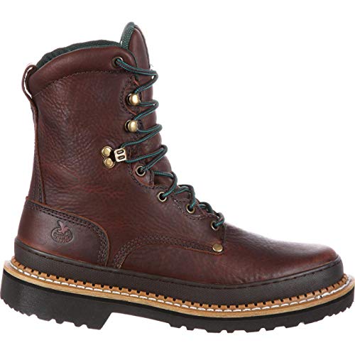 Georgia Men's Giant Work Boot-M Farm and Ranch, Soggy Brown, 11 M US - Thumbnail 6