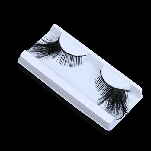 Sunward Sexy Fun Ladies Styles Handmade Reusable Long Thick Fancy Party Feather False Eyelashes Makeup Eye Lashes (Multicolor A) - Thumbnail 4