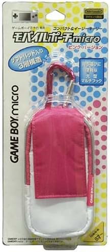 Amazon ゲームボーイミクロ専用 モバイルポーチmicro ピンク 本体 周辺機器