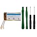 DOCA Replacement Battery for iPod Nano 6th Gen, 3.7V/0.39 WHR Li-Polymer Rechargeable Battery With Opening Pry Tool Kits, Compatible for Model No.616-0531 (Nano 6th Gen)