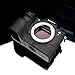 Gariz XS-CHA9BK Genuine Leather Half Case for Sony A9 / Sony A7R III, Black
