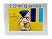 benerini ' I Love My Grandma ' - Photo Picture Frame Gift - 5 x 3.5 - Aluminium Silver Colour Gift for Her