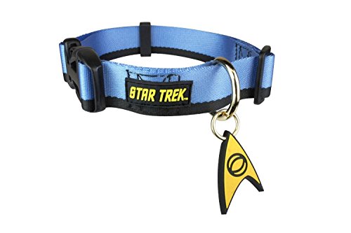 Star Trek Dog Collar Blue XL - Boldly go where no other dog has gone before