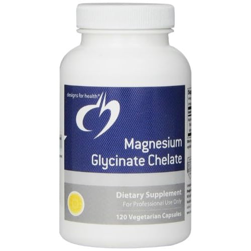 Designs for Health Magnesium Glycinate Chelate Capsules, 120 Count image