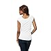 modbod Modest Layering Scoop Neck Cap Sleeve Shirt - Extra Length (Large, White)