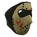ZAN Headgear Full Face Glow In The Dark JASON HOCKEY MASK Neoprene Facemask