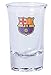 FC Barcelona Shot Glasses - Set of 4 Shot Glasses - Official FCB Product - Great for Any Barca Fan - Features Team Colors and Crest - FC Barcelona Shot Glasses - FC Barcelona Soccer
