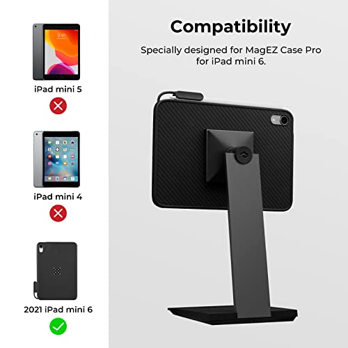 PITAKA iPad Mini Case Stand, Magnetic Wireless-Like Charging