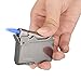HUOWA Jet Torch Cigar Lighter Windproof Metal Cigarette Lighter with Adjustable Blue Flame, Butane Refillable (Fuel Not Included)