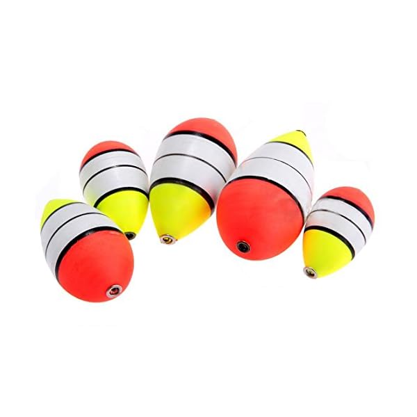Ray-JrMALL-5PCS-Foam-Fishing-Floats-Bobbers-Drift-Tube-Indicator-Set