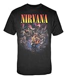 FEA Men’s Nirvana Live Concert Photo Men’s Tee,Black,X-Large, Online Clothing Store