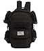 Men's Large Black Expandable Tactical Molle Hydration-Ready Backpack Daypack Bag