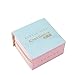 Jewelry Box, Guluman Small Portable Travel Jewelry Storage Case Display Organizer Mirrored Holder for Rings, Earring, Necklace, Bracelet (S=10CM, Pink)