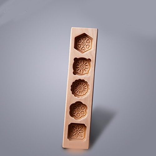 QPSSP Mould, Moon Cake Mould, Wooden Ice Crust, Moon Cake, Mung Bean Cake, Pasta, Pumpkin Cake, Steamed Bread, Baking Mold,B