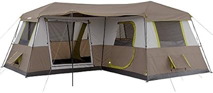 Ozark Trail 16x16 Feet 12 Person 3 Room Instant Cabin Tent With